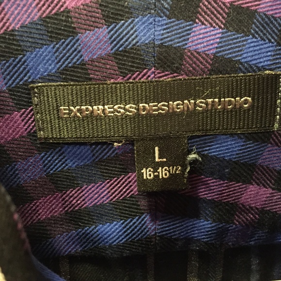 EUC Express Modern Fit Button Down, Size Large - Picture 3 of 7